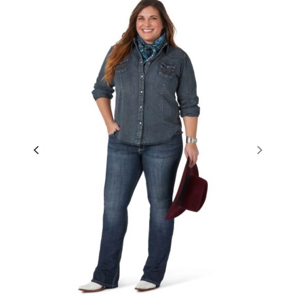 Wrangler curvy plus size 22w jeans